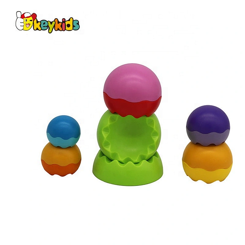 Customize kids role play wooden toy ice cream cone set for sale W13D331