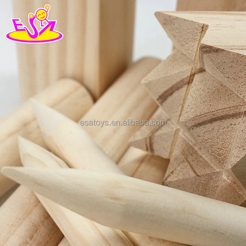 New hottest colored wooden outdoor bowling for summer games W01D009