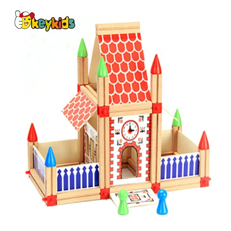2020 New arrival educational wooden baby building blocks with customize W13A208