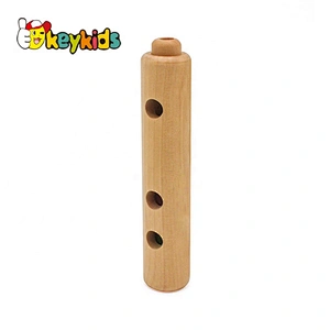 high quality musical wooden flute toy for children W07D015
