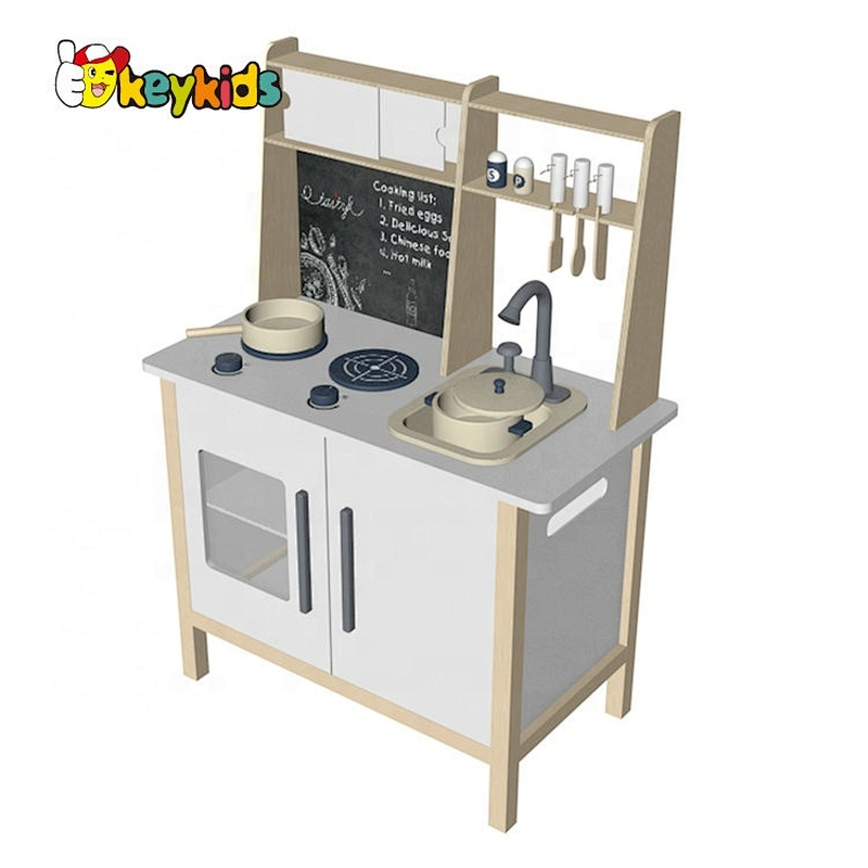New design real water function wooden kitchen toys for girls W10C637