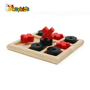 Classic Desktop Toy Tic-Tac-Toe wooden xo game for kids W11A120