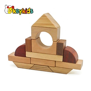 high quality 100PCS educational natural wooden blocks for children W13A157