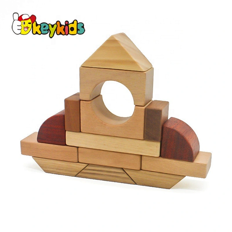 high quality 100PCS educational natural wooden blocks for children W13A157