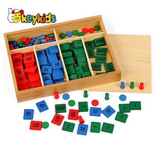new design wooden digital educational toy for children W11A038