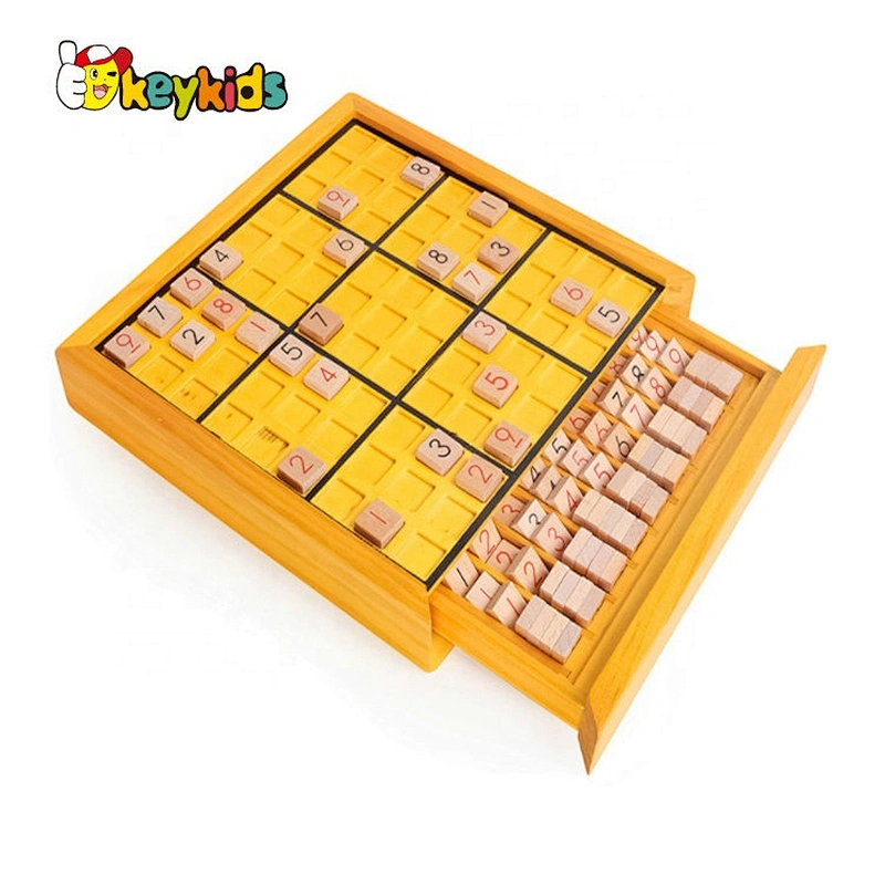 Intelligent wooden board chess,most popular wooden chess borad,brain training wooden board chess W11A051
