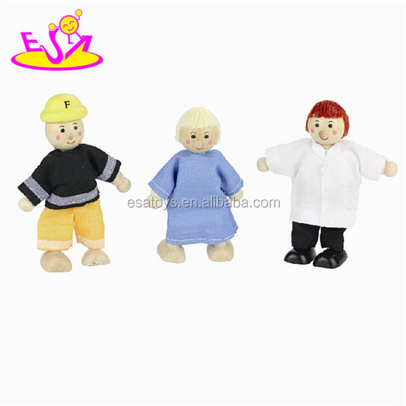 Custom kids funny wooden puppet toys for sale W06D013