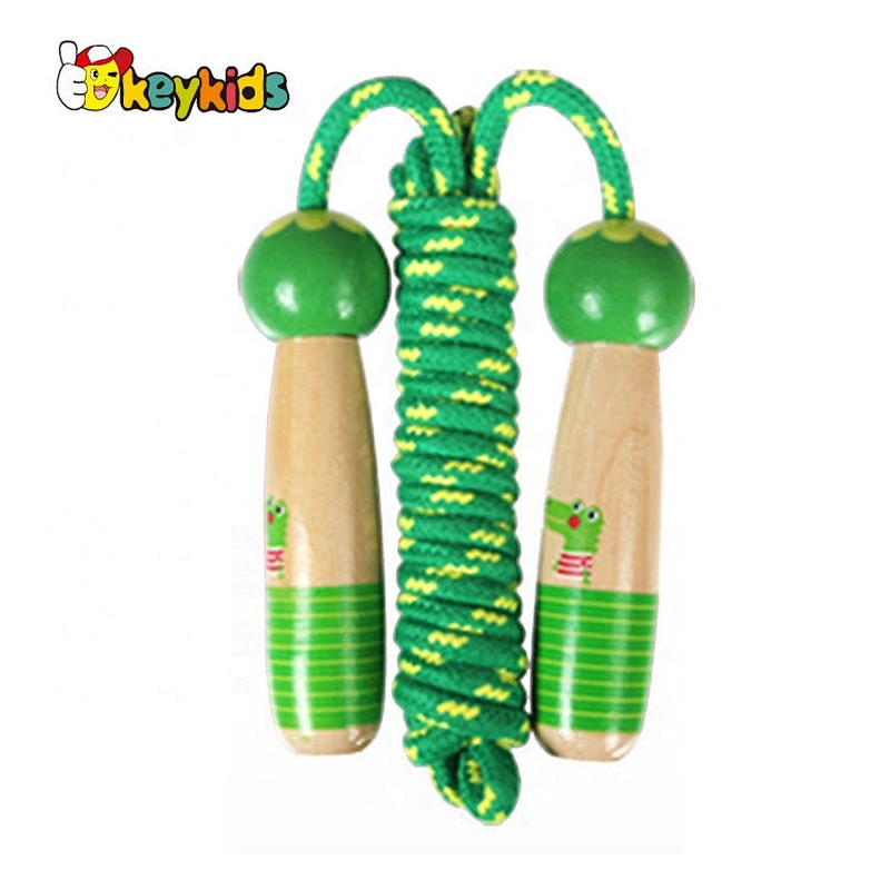 Customize heavy weighted wooden kids skipping rope for wholesale W01A372E