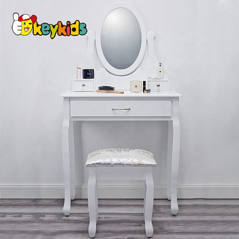 New Arrival European Luxury Wooden Play Makeup Table With Mirror W08H014