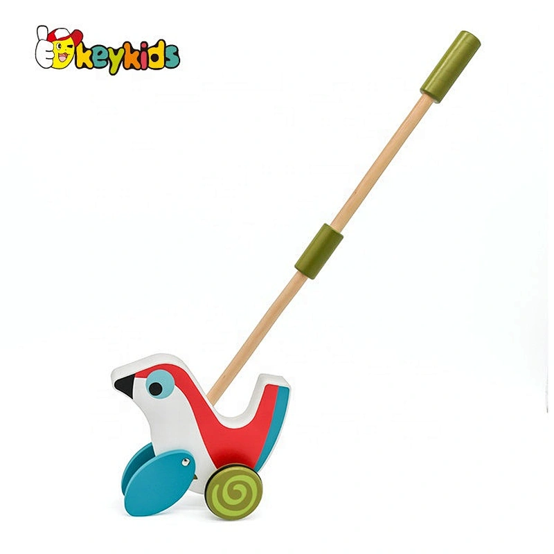 New hottest foldable wooden stand and push toy for baby W05A028