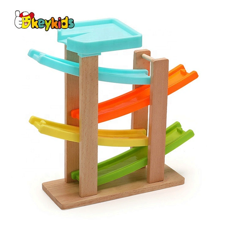 2020 New Released Wooden Mini Toy Car Ramp For Toddlers W04E098