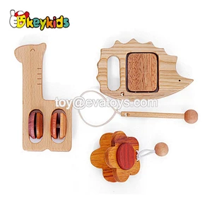 High Quality Preschool Wooden Drum Keyboard Musical Toys For Wholesale W07A160