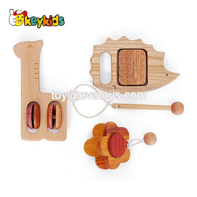 High Quality Preschool Wooden Drum Keyboard Musical Toys For Wholesale W07A160