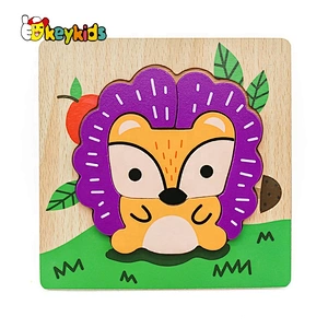 Customize lovely wooden crocodile creek puzzles for kids W14D142