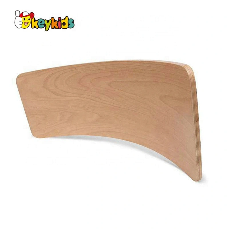 Top sale children wooden balance rocker board with customize W01D028