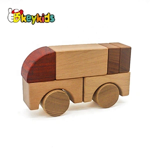 high quality 100PCS educational natural wooden blocks for children W13A157