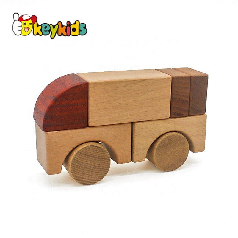 high quality 100PCS educational natural wooden blocks for children W13A157