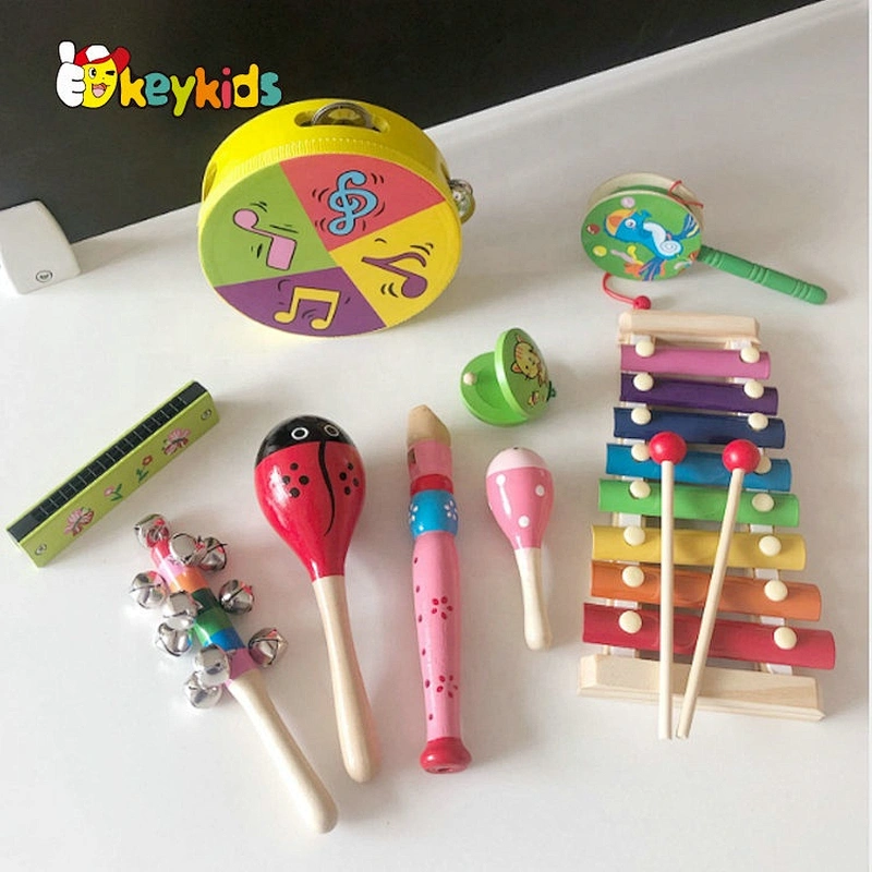 2021 New released musical wooden baby toy instruments for preschool W07A170