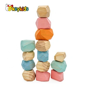 2020 Customize educational wooden magnetic blocks for kids W13A223