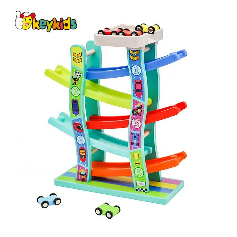Hot Sale Educational Wooden Ramps Racer Toy For Kids W04E099