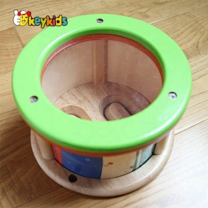 Creative Wooden Musical Toy Drum for preschool,Educational wooden toy musical instrument drum set W07J036