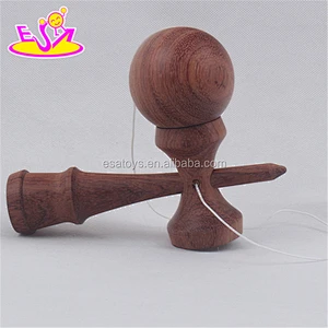 Popular kendama with high quality,Colorful wooden kendama toy game of different size,wooden Kendama toy with 18*6*7cm W01A015