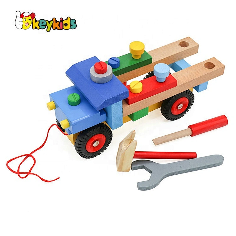 2020 New arrived educational wooden toy nails and screws for kids W03C022