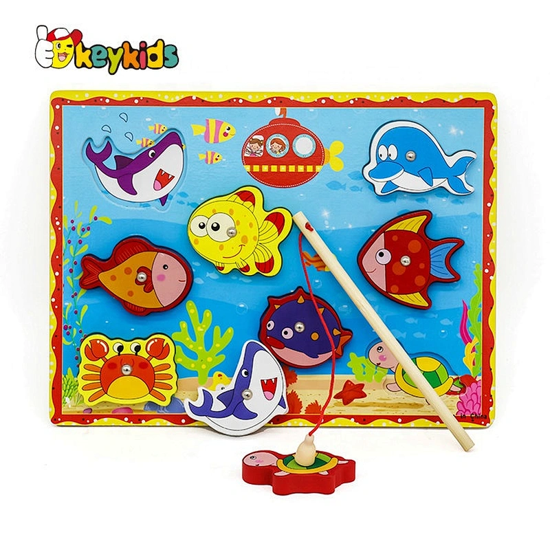 New hottest educational wooden sea life jigsaw puzzles for baby W14D076