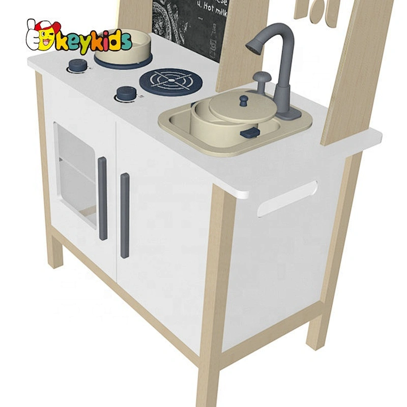 New design real water function wooden kitchen toys for girls W10C637