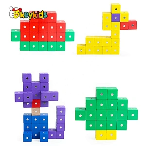 2021 New creative wooden stacking blocks for kids W13D333