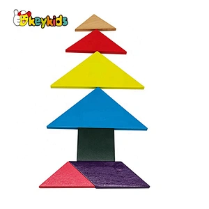 New popular educational puzzles wooden tangram toys for kids W11D010