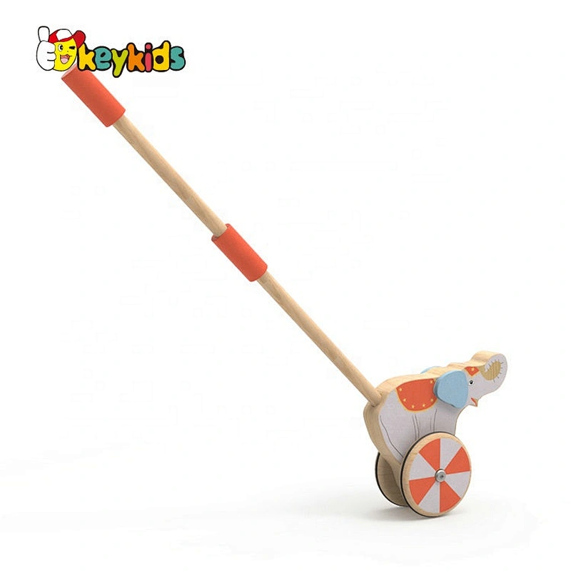 New design preschool wooden push walker toy for baby W05A029