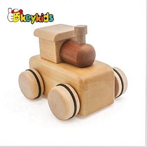 high quality small wooden toy car with music W04A390