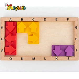 2021 New creative geometry wooden educationall toys for children W12E104