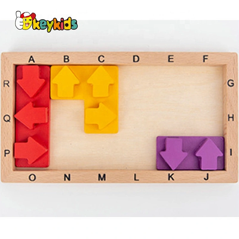 2021 New creative geometry wooden educationall toys for children W12E104