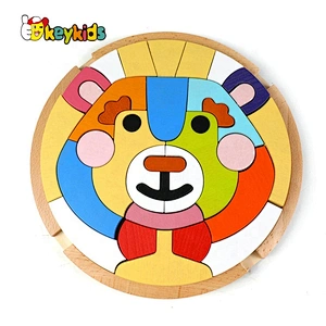 2021 Customize colorful educational wooden building blocks for toddlers W13A245