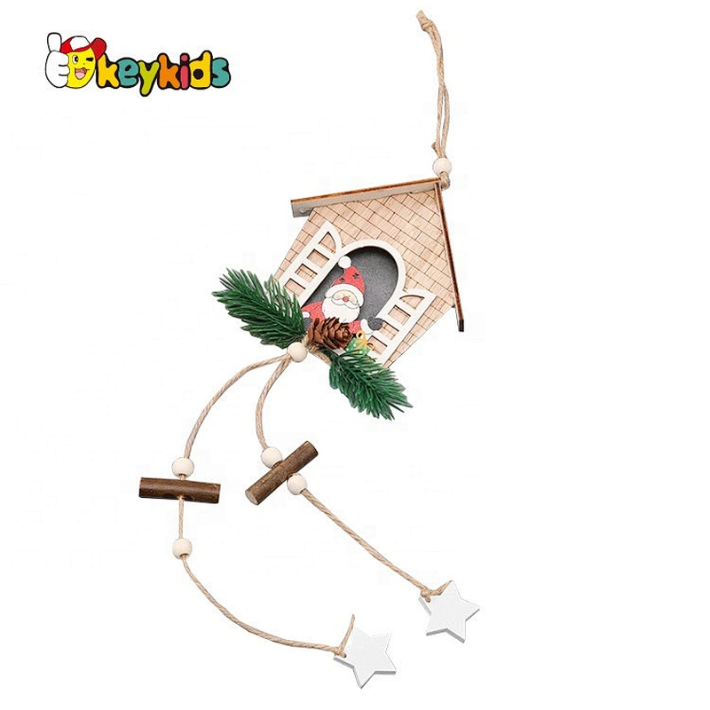 High quality hanging wooden living room wall decor for christmas W09D089