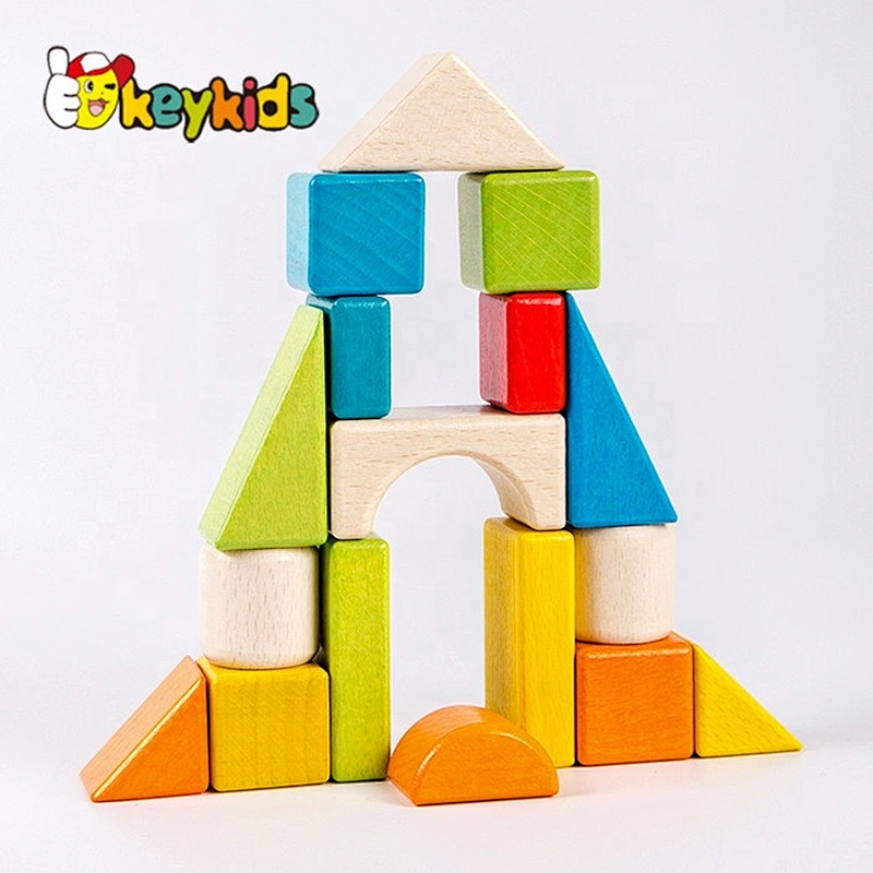 New design best preschool construct wooden blocks toys for kids W13C034