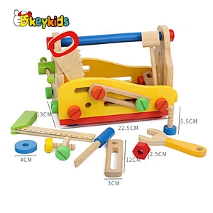 Carpentry Pretend Wooden Play Tool Bench For Kids W03D124