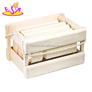 New hottest colored wooden outdoor bowling for summer games W01D009