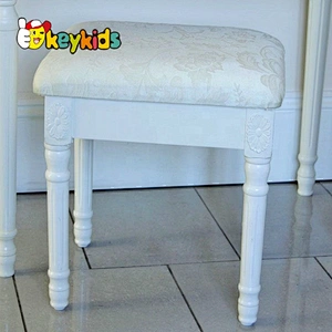 Classic furniture style modern wooden dressing table with 3 mirror around W08H020