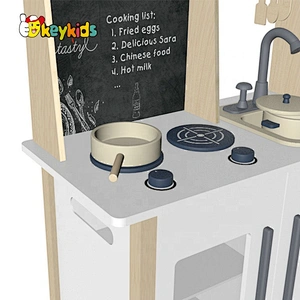 New design real water function wooden kitchen toys for girls W10C637