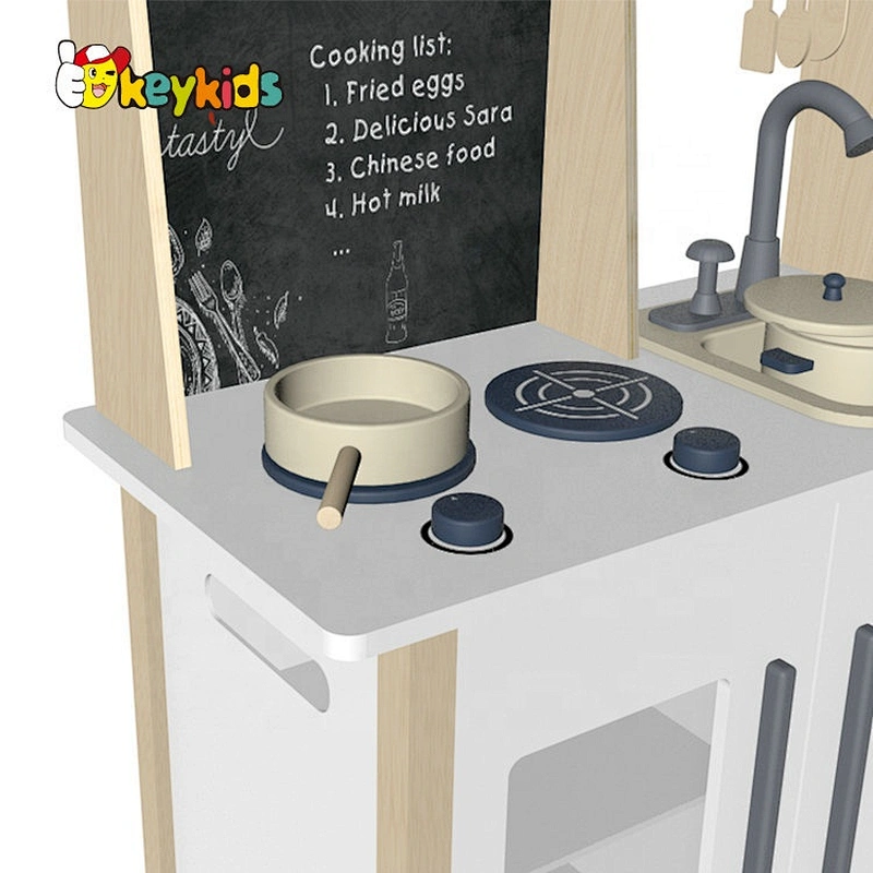 New design real water function wooden kitchen toys for girls W10C637