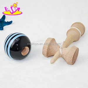 New and popular wooden kendama toy for kids,Cheapest wooden kendama wholesale for children W01A079