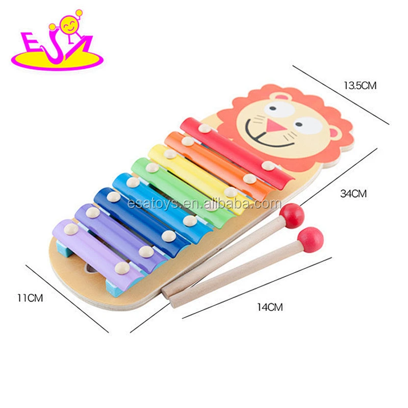 hot sale musical wooden xylophone toy for kids W07C051