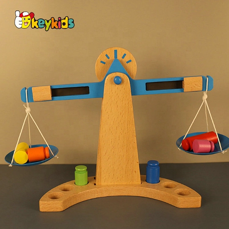 2021 Hot selling early educational toys wooden block balance game for children W11F101