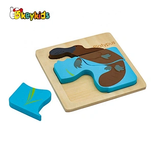 2020 Customize educational wooden platypus puzzle for children W14D117