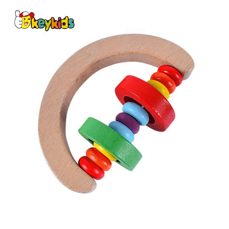 2020 Top sale classic wooden baby rattle set with customize W07F034