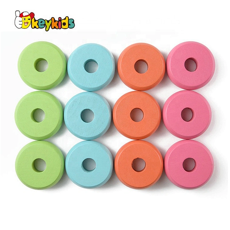 2020 New arrival balancing wooden kids stacking blocks for wholesale W11F089