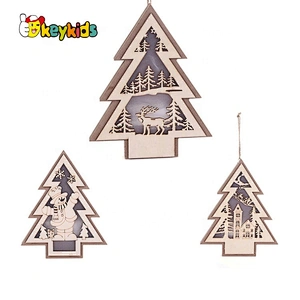 wholesale christmas wooden wall art decor with customize W09D101